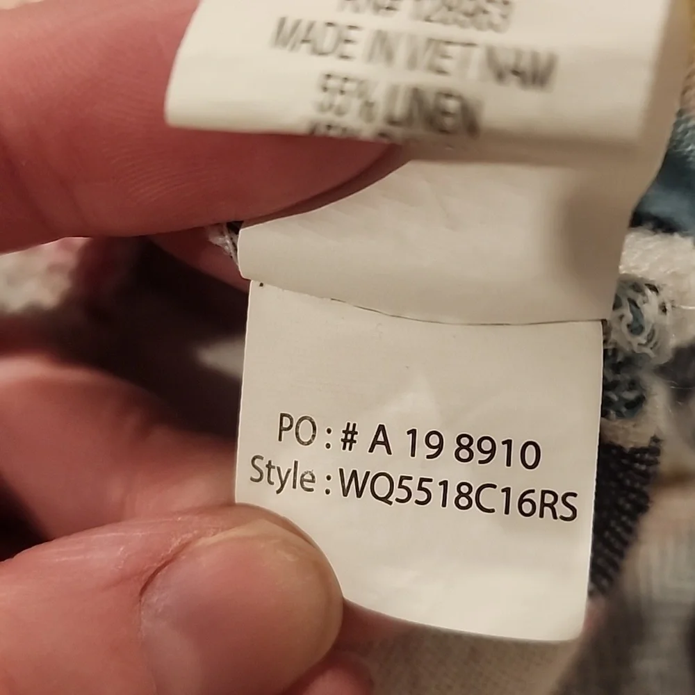 Blue Rein Linen Wide Leg Pants - Sixe XL - Picture 7 of 7